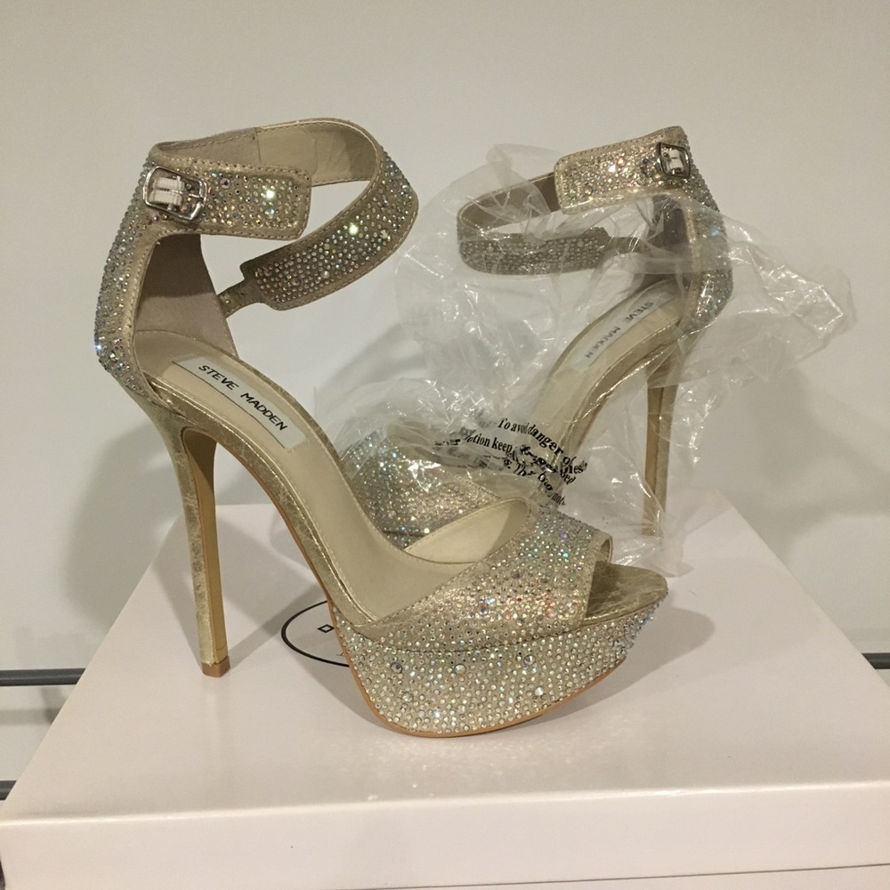Steve Madden Carrie Glitz heels 8 1/2